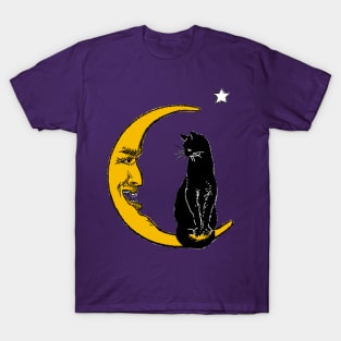 Moon and cat T-Shirt